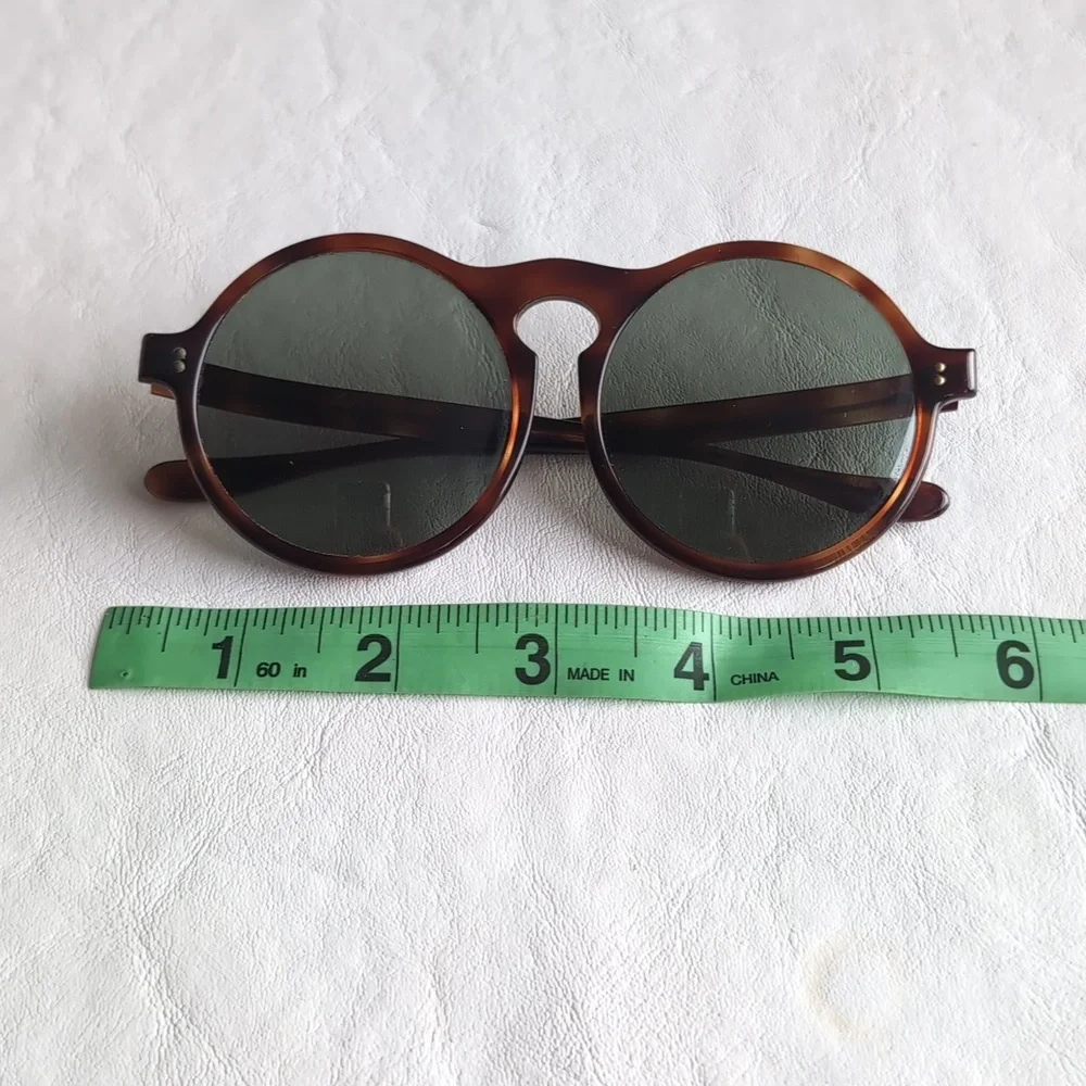 Bausch & Lomb Vintage Rare Sintra Large Round Sunglasses Tortes Shell Colorway